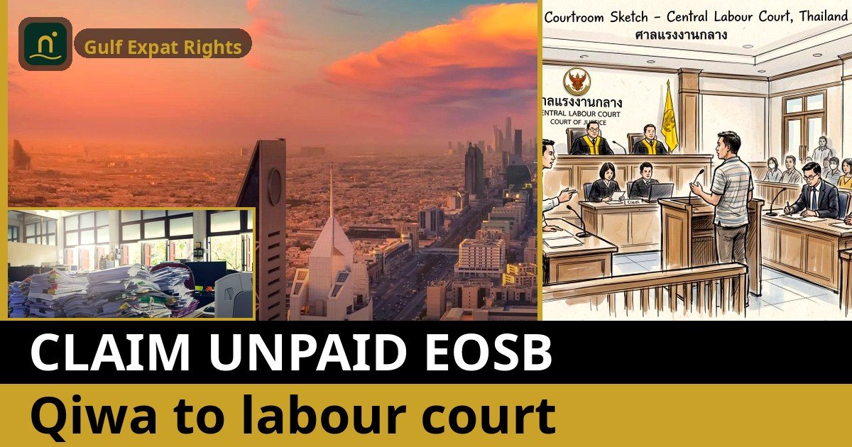 How to Claim Unpaid EOSB in Saudi Arabia: Qiwa Complaint to Labour Court