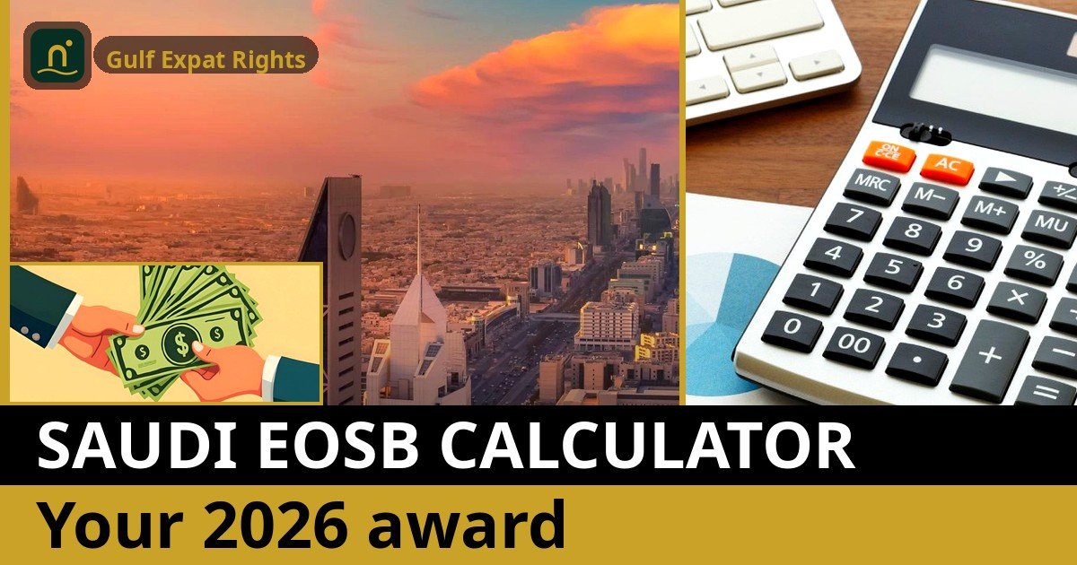 Saudi End of Service Calculator (EOSB) 2026