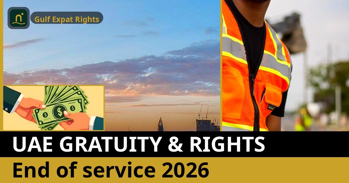 UAE End of Service Gratuity & Expat Money Rights 2026